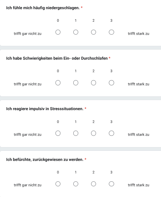 psychologischer test